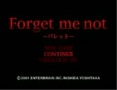 【実況】Forget me not -パレット- 少女の記憶の断片を拾う事案が発生 part0