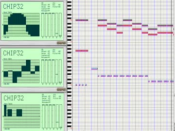 【女神転生Ⅱ】Chip32でN106を再現してみた