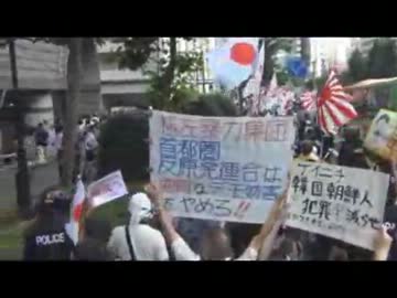 【2013/6/30】在日外国人犯罪者追放デモ in 新大久保　4/7　明治通り