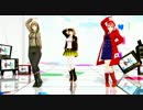【APヘタリアMMD】にょたと女子とショタでHurly Burly【7月誕】