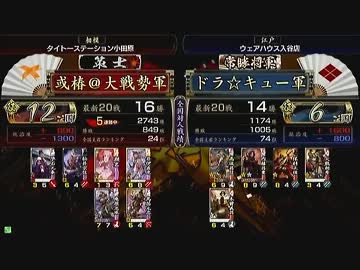 戦国大戦 頂上対決 2013/7/2 或椿＠大戦勢軍 VS ドラ☆キュー軍