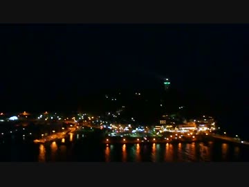 江ノ島夜景空撮　［ラジコンきまぐれ空撮］