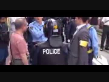 2013.6.30 新大久保での排外デモとそれに対する抗議　3/6