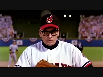 【1枚のみ】インディアンス/メジャーリーグ　フランス版ポスター　チャーリーシーン charliesheen #charliesheen #チャーリーシーン #majorleague