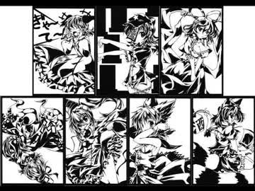 【切り絵】 神霊廟全キャラ切ってみた