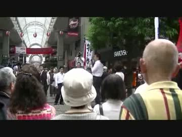 岡崎トミ子街頭演説2（細野豪志応援演説）