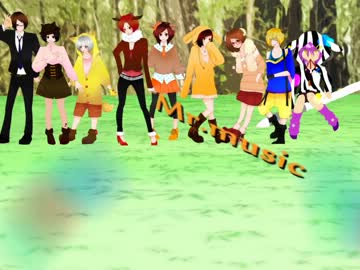 【とある森で】　Mr music 歌ってみた　【犬鹿兎羊虎猫狐+縞人】