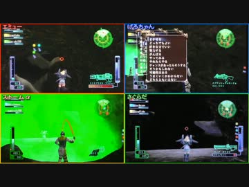 【4画面で見る】EDF3P いきなりINFオンライン St.45 巣穴掃討作戦１