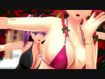 紅魔４人組で初夏の水着なBad ∞ End ∞ Night【東方MMD】
