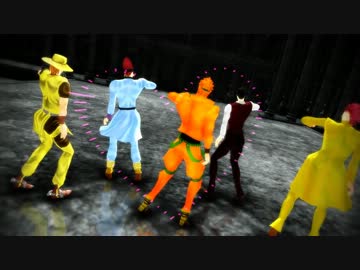 【MMD】三部悪でTelephone【ジョジョ】