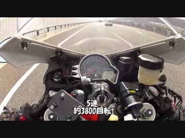 【CBR1000RR】時速１００キロで走ってみた【国内仕様】