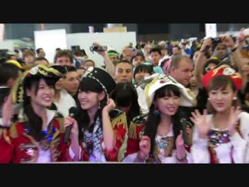 ℃-uteがJapanExpoで桃色スパークリングを歌ってみた