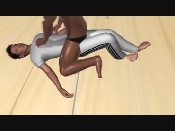 [MMD]野獣先輩とKMR[騎乗位]