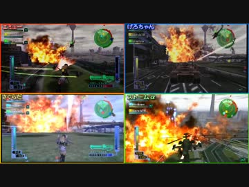 【4画面で見る】EDF3P いきなりINFオンライン St.49 魔窟の主、怒る！