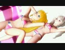 ポニーテールと美希と水着とツインテールと貴音と水着