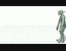 【MMD】歩き挑戦しています、それも非人間【MMO民への報告】