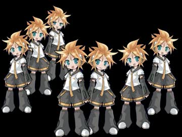 【鏡音レンたくさんあります】ギコ・ウプヌシーのテーマ【水うまい】