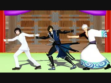 【MMD】日本＆政宗＆銀時＜ワンダホー・ニッポン！＞【銀魂BSRﾍﾀﾘｱ】