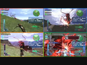 【4画面で見る】EDF3P いきなりINFオンライン St.52 紅の山