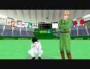 【APヘタリアMMD】眉毛と爺で『パンダヒーロー』