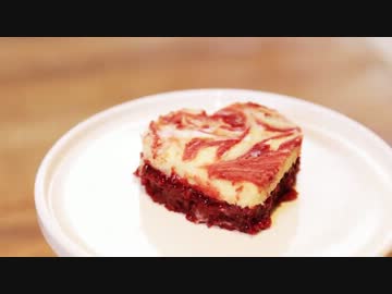Marbled Red Velvet Cheesecake Brownies