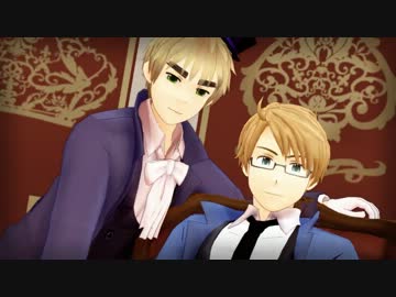 【APヘタリアMMD】トランプ衣装 ♠ 英と米で「Girls」