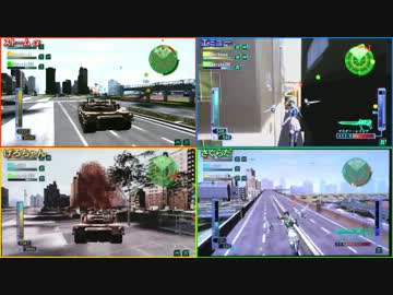 【4画面で見る】EDF3P いきなりINFオンライン St.54 鎧蜘蛛