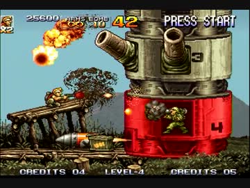 メタルスラッグ4 2面ボス ハンドガン攻略 ニコニコ動画