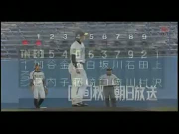 フレッシュオールスター　東浜巨投手のピッチング