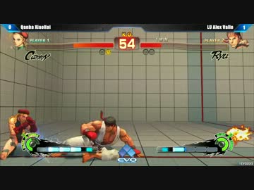 EVO2013　Top256ウィナーズ　Qanba XiaoHai(キャミィ) vs LU Alex Valle(リュウ)