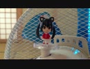 扇風機の上にフィギュアを乗せると