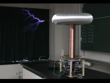 【放電】テスラコイルで ウサテイ 演奏してみた【放電】