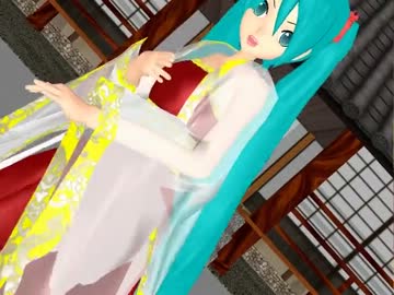 【モデル配布】漢服のミクさんに踊ってもらった
