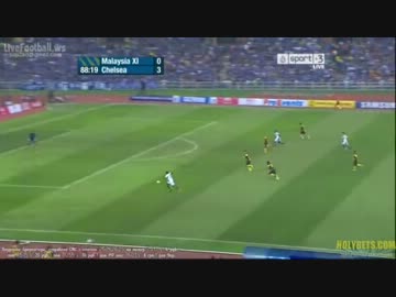 7/21 チェルシーvマレーシア選抜　ゴールシーン