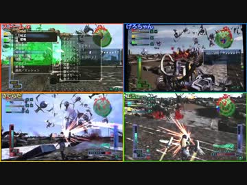 【4画面で見る】EDF3P いきなりINFオンライン St.58 烈火 Part1