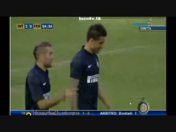 7/23 インテル対フェラルピサロ　ゴールシーン