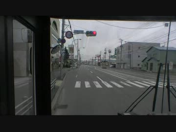 【前面展望】稚内駅前ー宗谷岬①【宗谷バス・天北線代行バス】