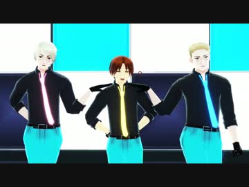 【APヘタリアMMD】芋兄弟とイタちゃんでHurly Burly【カメラモーション配布】