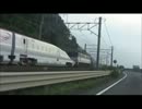秋田新幹線E6系Z13編成　甲種輸送（2013/7/27）　東海道線興津～由比/R1号線