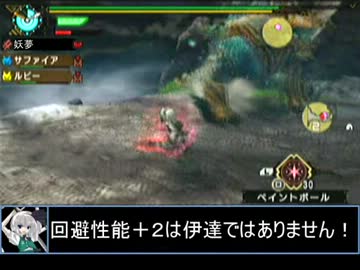 【東方】誘われてユクモ村　月下の渓流に、双雷は轟く２【ＭＨ】