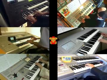 スーパーマリオブラザーズ　を6人で演奏してみた(アレンジ）