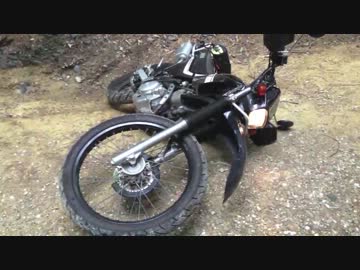 [黒鹿］初心者がオンロードタイヤで林道を走ってみたよ。２（猪名川編）