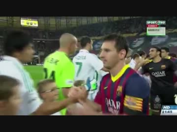 松井大輔タッチ集、バルセロナとの親善試合で1アシスト（CK） 07,21,2013