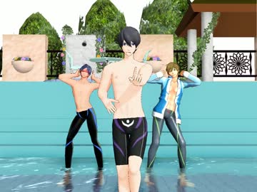 【MMD】七瀬遙くん配布する【Free!】