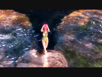 【MMD】美しい水面に感動…宇宙人県立高校現国教師のS＆M