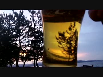 CBバイク旅－渚で、楽しいキャンプだといいね、でも普通のキャンプ