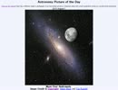 2013年 8月1日 ｢アンドロメダと月を並べて｣-Astronomy Picture of the Day