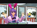 【MMD】アリス魔理沙パチュリーのEX-GIRL【みみとしっぽ付き】