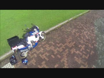 【バイク車載】満開のひまわりが見たくて【ラジヘリ空撮】