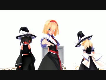 【東方MMD】にがもん式黒チームで「BREEZE」